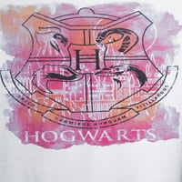 Замокот Хогвортс замокот на Хари Потер Јуниорс и графичка маица за кратки ракави на Крест