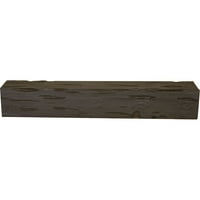 8 H 10 D 60 W Pecky Cypress Fau Wood Camply Mantel, onyx
