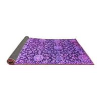 Ахгли Компанија Затворен Правоаголник Ориентални Виолетови Индустриски Области Килими, 2'5'
