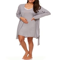 Натреат од ламазе женска породилна облека за облеки - достапно во плус големини