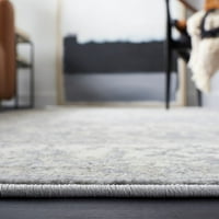 Традиционалниот килим на Брентвуд Керстин, 4 '6', сива беж