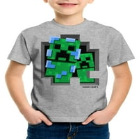 Момци на Minecraft ги наплаќаат графичките маици со бобници, пакет, големини 4-18