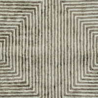 Уметнички ткајачи Кастав светло сива модерна 9 '13' килим во областа