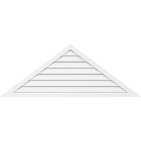 46 W 13-3 8 H Триаголник Површински монтирање PVC Gable Vent Pitch: Нефункционален, W 2 W 1-1 2 P Brickmould Frame