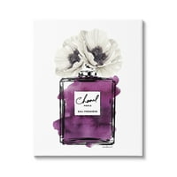 Sumn Industries glam perfume Purple акварел ефект цвет цветна платно wallидна уметност, 20, дизајн од Аманда Гринвуд