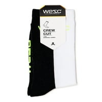 WESC, возрасни мажи, единечни чорапи на екипажот на Кенеди, големини 10-13