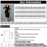 Женски Фустани Обвивка До Глуждот Мода Со Кратки Ракави В - Врат Печатен Летен Фустан Виолетова XL