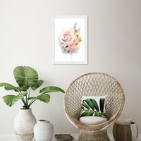 Wynwood Studio отпечати цветни пастери Splatter II Floral и Botanical Florals Wall Art Canvas Print White 13x19