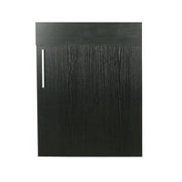 Бања суета мазна површина суета кабинет од не'рѓосувачки челик слајд што не се лизга во затворен мебел, црна
