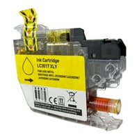 Компатибилна касета за замена за кертриџ LC XL, жолт, висок принос
